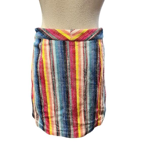 Laundry by Shelly Seagal Color Striped Mini Skirt Size 4 - Picture 5 of 7